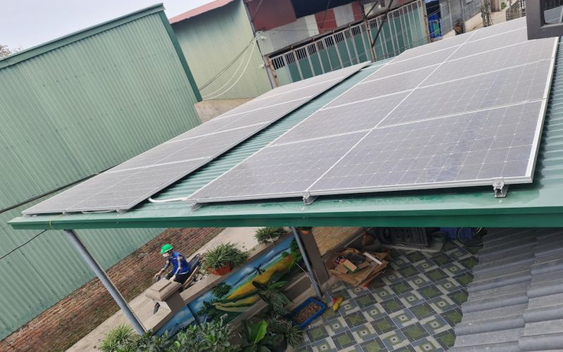 du an dien mat troi hoa luoi co luu tru 10kwp tai yen phong 1