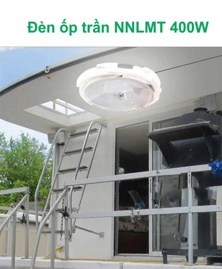 Đèn ốp trần năng lượng mặt trời 400w