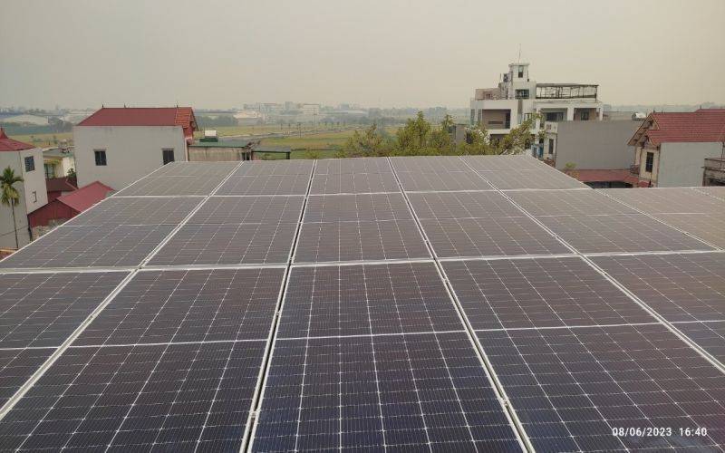 Dự Án Lắp Điện Năng Lượng Mặt Trời Hòa Lưới Có Lưu Trữ 20kw