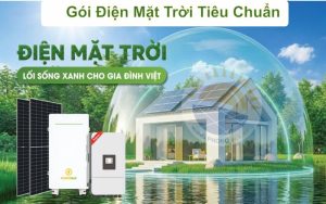 Lắp đặt gói điện mặt trời Hybrid tiêu chuẩn tại hà nội