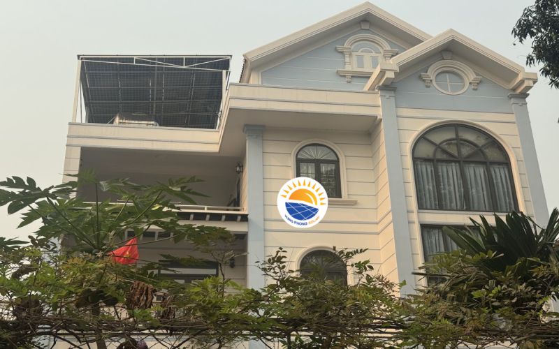 Lắp điện mặt trời Hybrid tại như quỳnh hưng yên