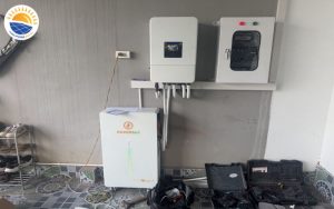 Lắp điện mặt trời hybrid tại tam giang bắc ninh